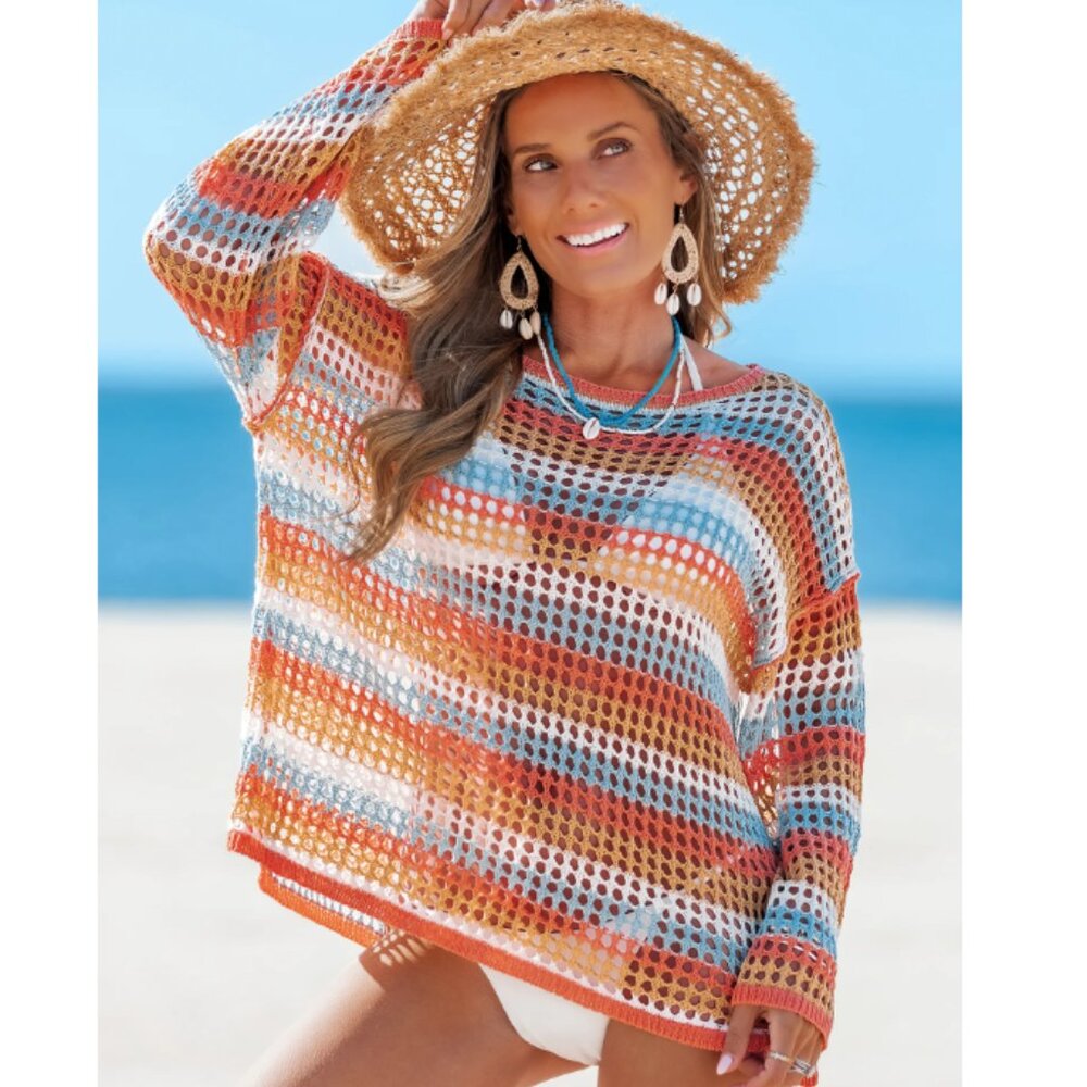 Malibu Sunset Ombre Cover-Up Top